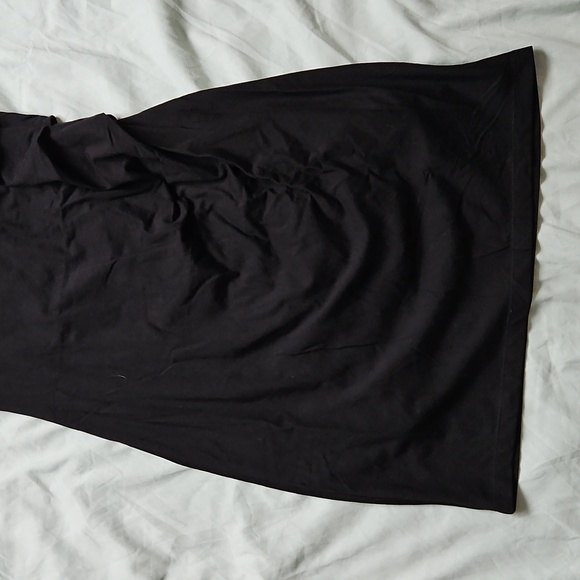 NWT Black Sleeveless Dress With Rouching Detail, Size M - Picture 7 of 9